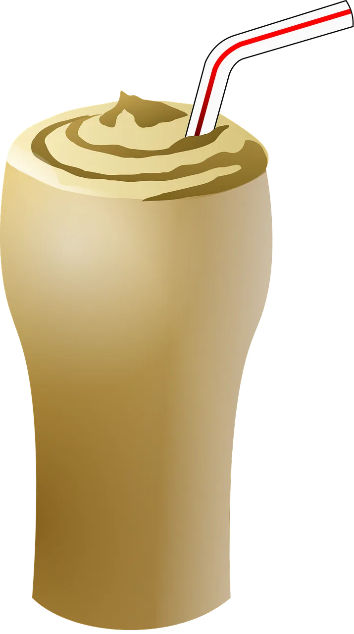 Milkshake Brown Chocolate Stickdatei – Essen & Trinken