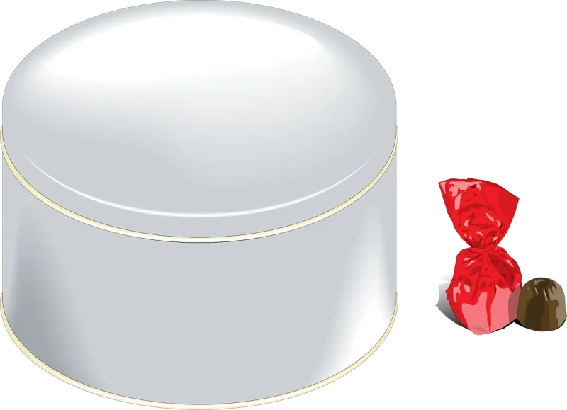 Candy Wrapped Chocolate Stickdatei – Essen & Trinken