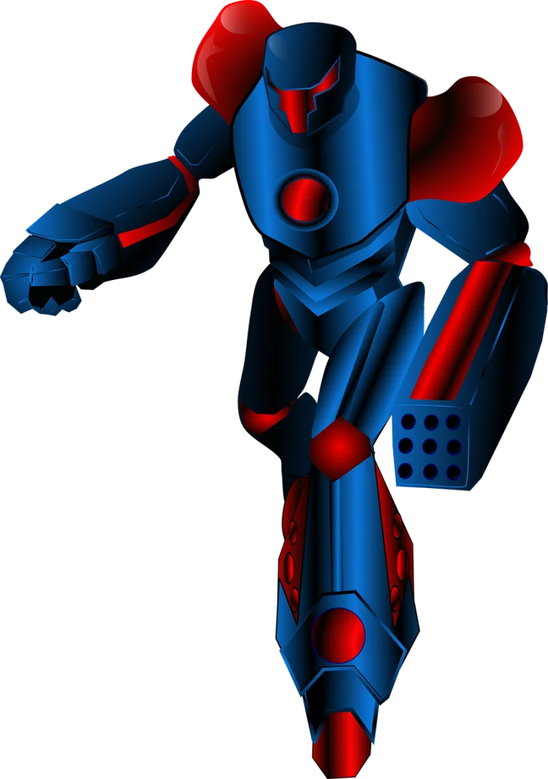 Robot Running Technology Stickdatei – Kinder