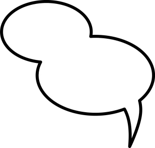 Speech Balloon Talk Stickdatei