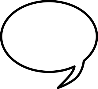 Speech Balloon Text Stickdatei