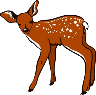 Fawn Baby Brown Stickdatei
