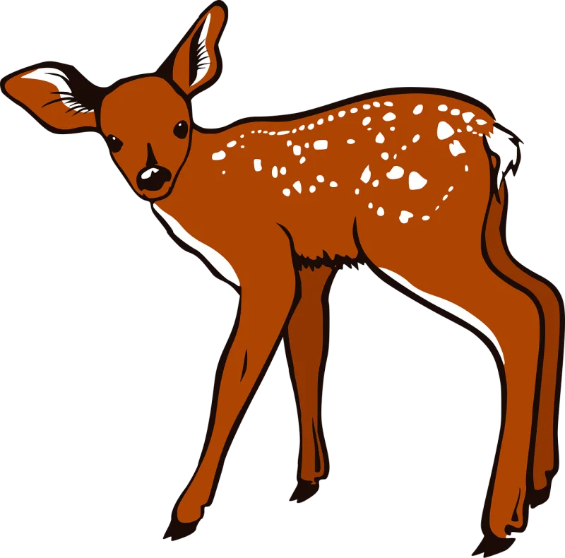 Fawn Baby Brown Stickdatei – Tiere