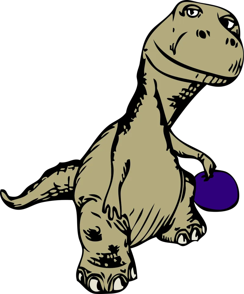 Dinosaur Animal Reptile Stickdatei – Kinder