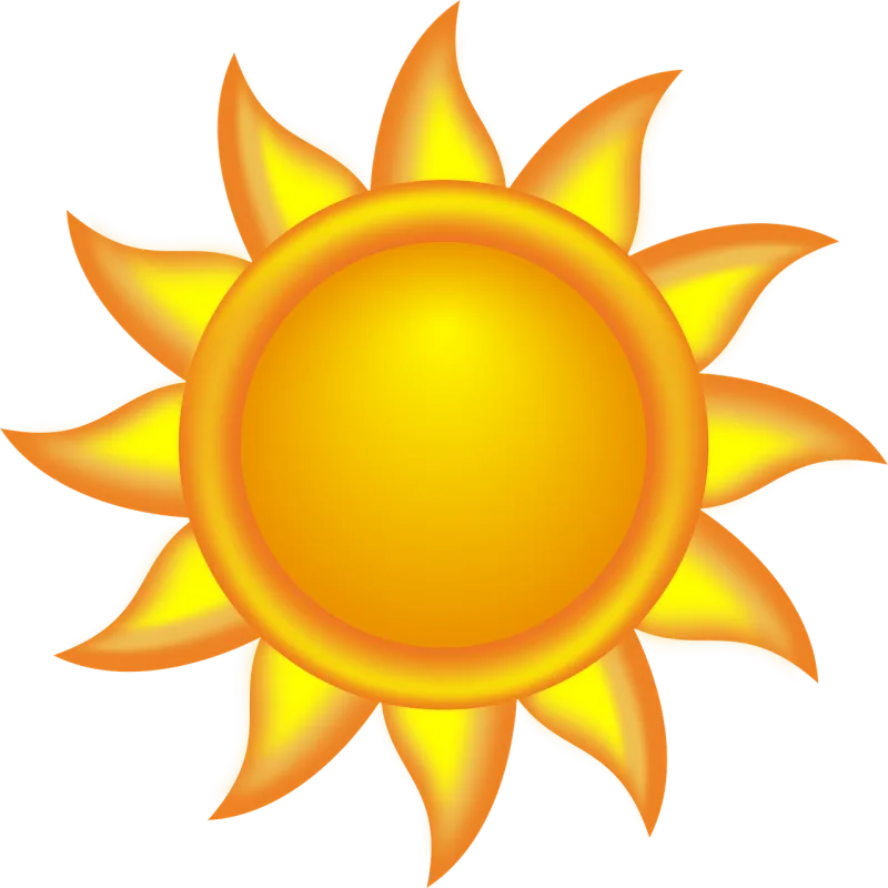 Sun Face Sunshine Stickdatei – Natur