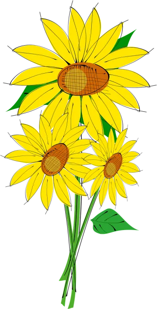 Sun Flower wallpaper Flower Stickdatei
