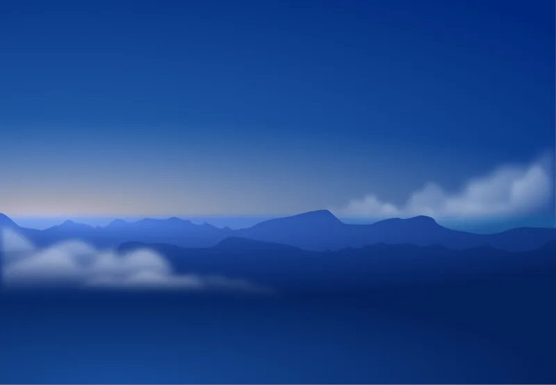 Sky Clouds Mountains Stickdatei – Natur