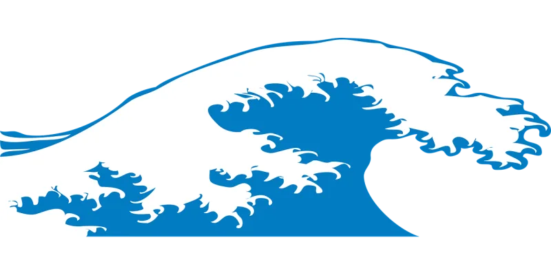 Wave Sea Water Stickdatei – Sport