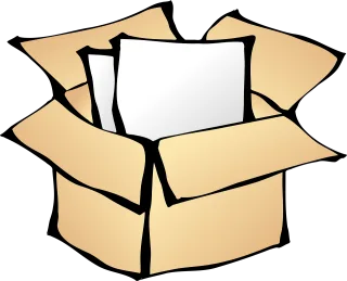 Box Package Cardboard Stickdatei