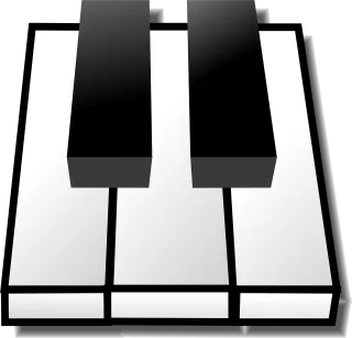 Keys Piano Keyboard Stickdatei