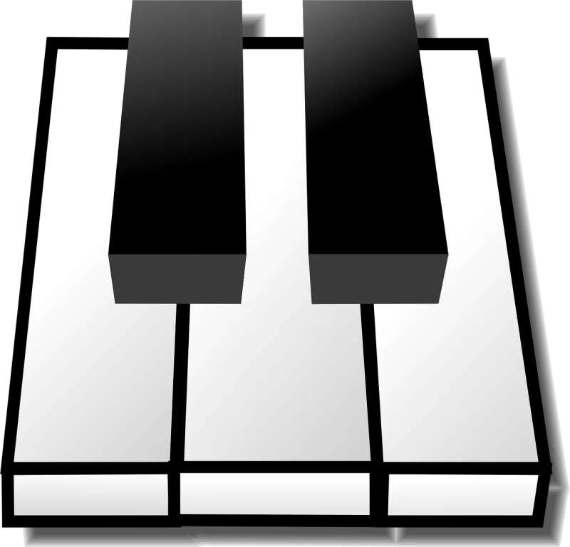 Keys Piano Keyboard Stickdatei – Musik