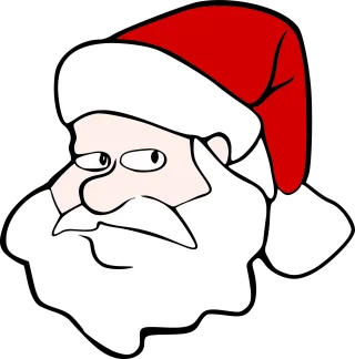 Santa Santa claus St nick Stickdatei