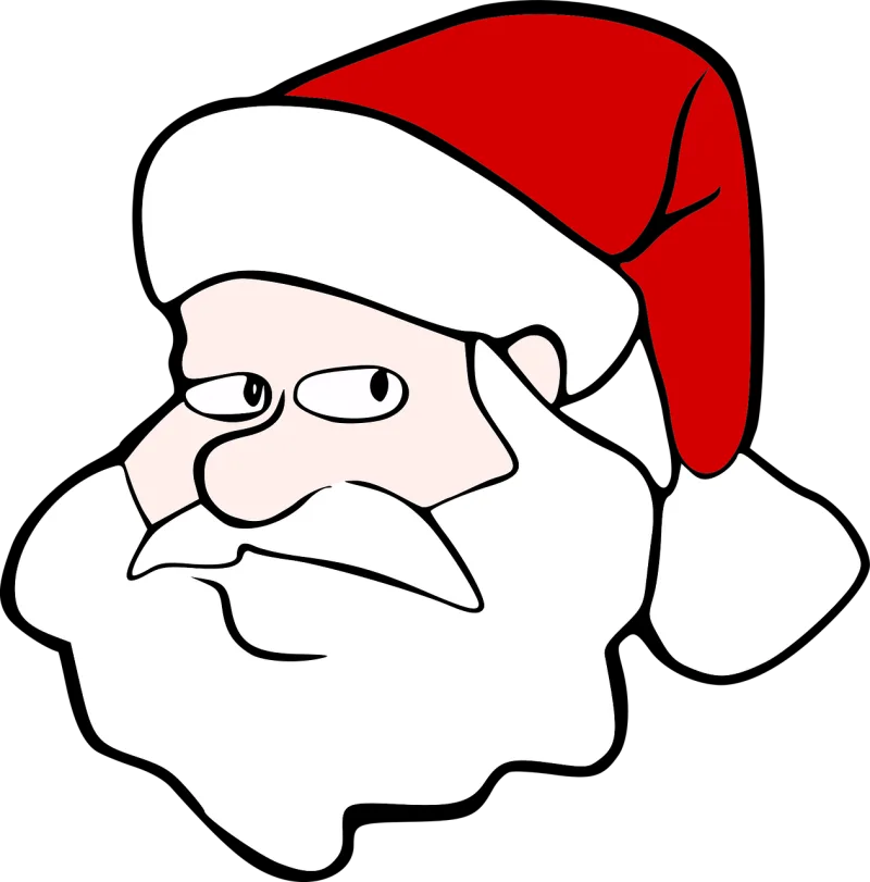 Santa Santa claus St nick Stickdatei – Weihnachten