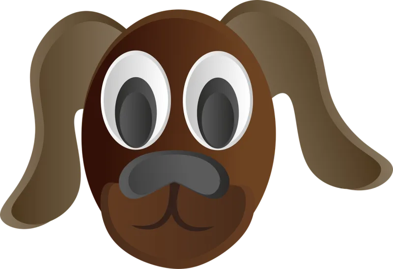 Dog The dog Nature Stickdatei – Tiere