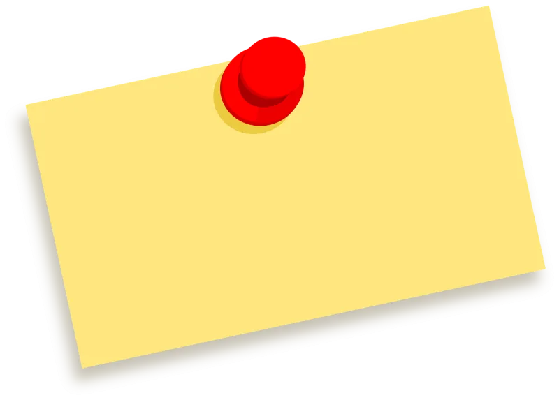 Note Thumbtack Message Stickdatei – Musik