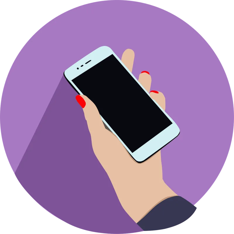 Hand Iphone Smartphone Stickdatei – Essen & Trinken