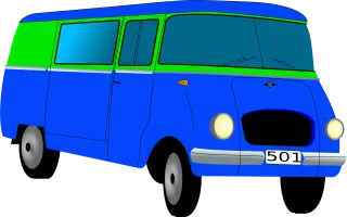 Bus Transportation Vehicle Stickdatei