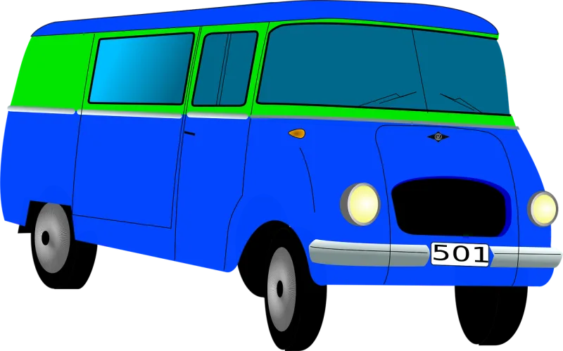 Bus Transportation Vehicle Stickdatei – Fahrzeuge