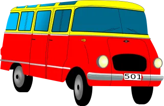 Bus Van Automobile Stickdatei