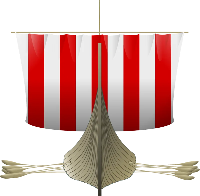 Viking ship Viking longboat Longship Stickdatei – Fahrzeuge
