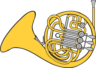 French Horn Musical Stickdatei – Weihnachten