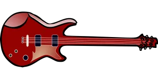 Guitar Musical Instrument Stickdatei