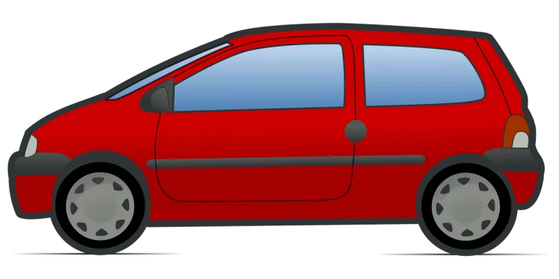 Red Car Vehicle Stickdatei – Fahrzeuge