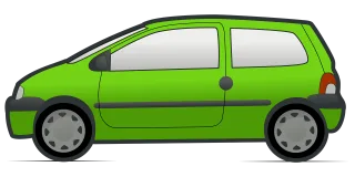 Green Car Vehicle Stickdatei
