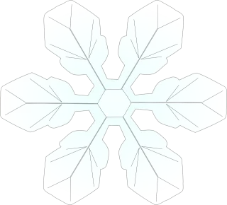 Snowflake Ice Crystal Stickdatei