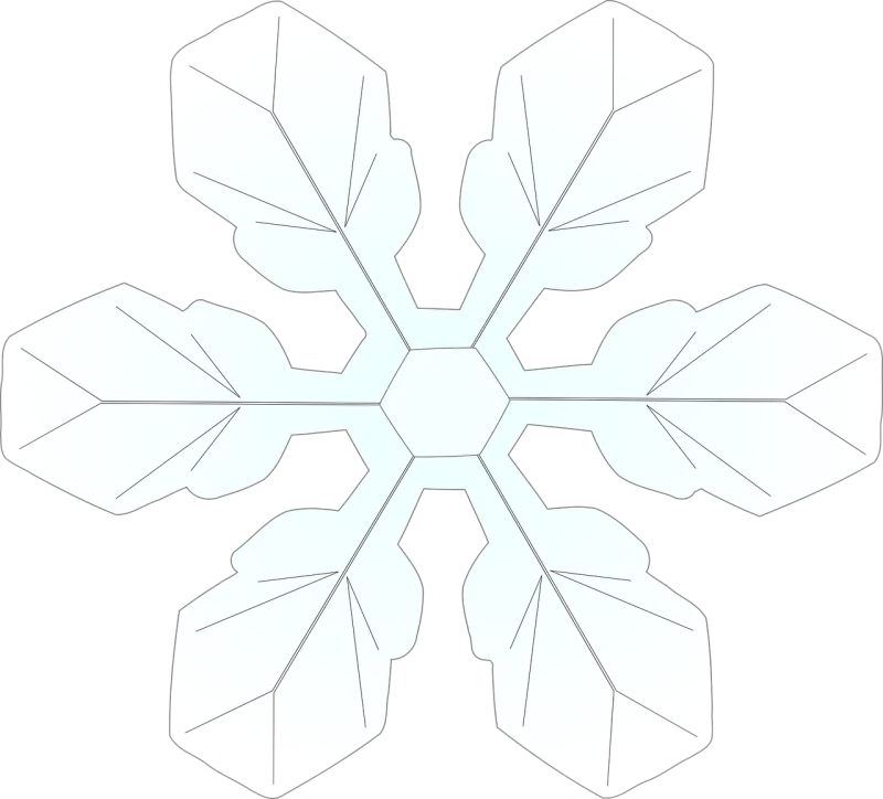 Snowflake Ice Crystal Stickdatei – Weihnachten