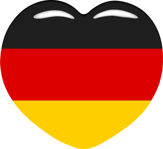 Heart Germany World cup Stickdatei