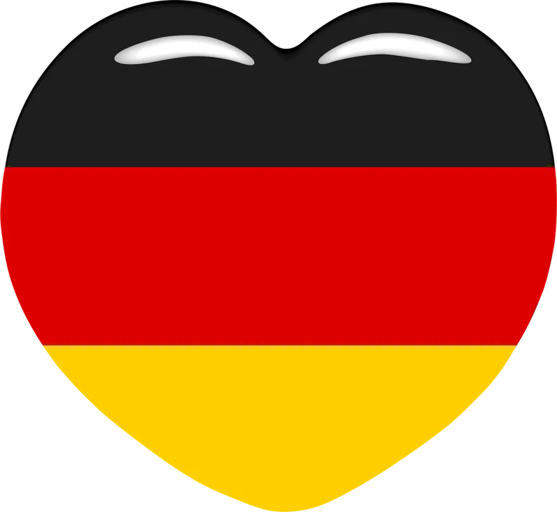 Heart Germany World cup Stickdatei – Sport