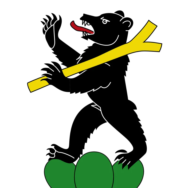 Bear Coat Arms Stickdatei – Tiere