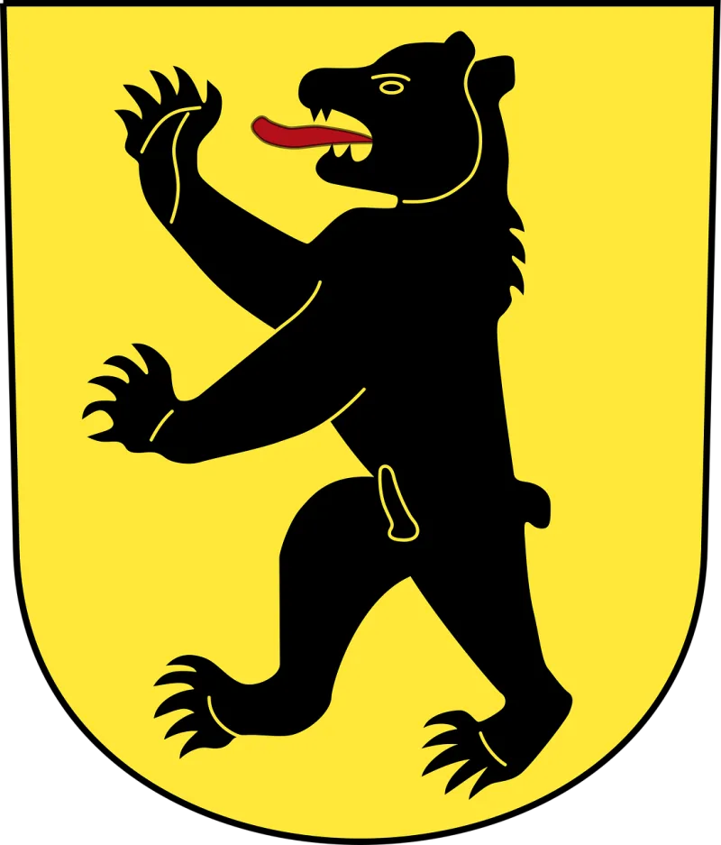 Bear Coat Arms Stickdatei – Tiere