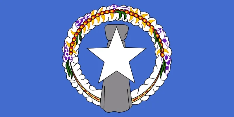 Flag Mariana Islands Stickdatei – Weihnachten