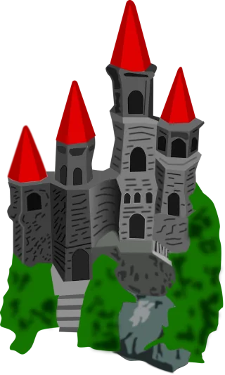 Castle Architecture Buildings Stickdatei