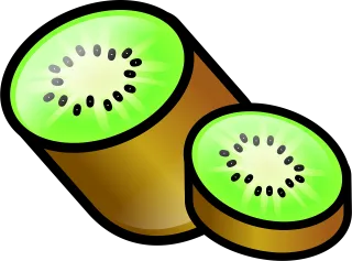 Kiwi Fruit Brown Stickdatei – Essen & Trinken