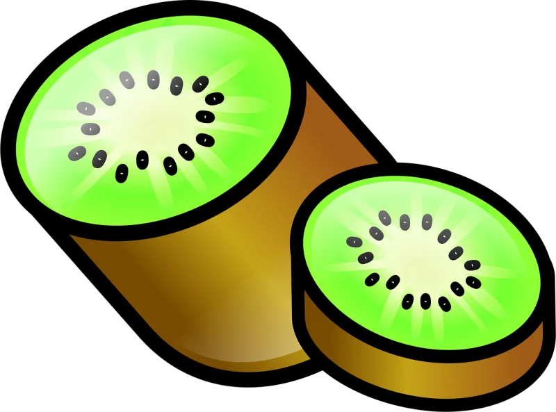 Kiwi Fruit Brown Stickdatei – Essen & Trinken