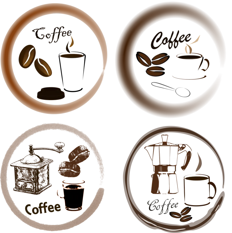Coffee Drink Breakfast Stickdatei – Essen & Trinken