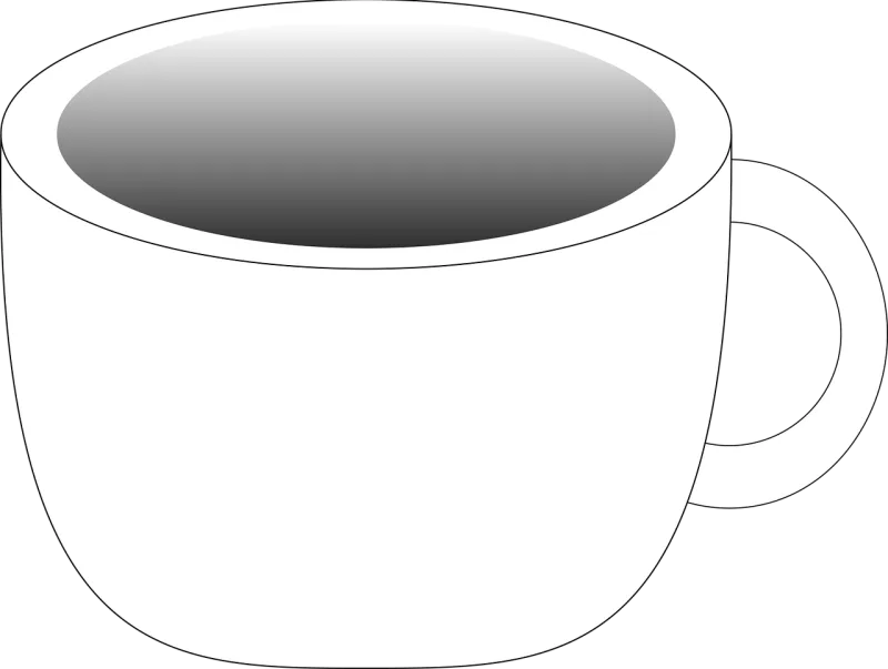 Cup White Tea Stickdatei – Essen & Trinken