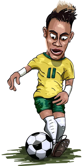 Player Ball Neymar Stickdatei