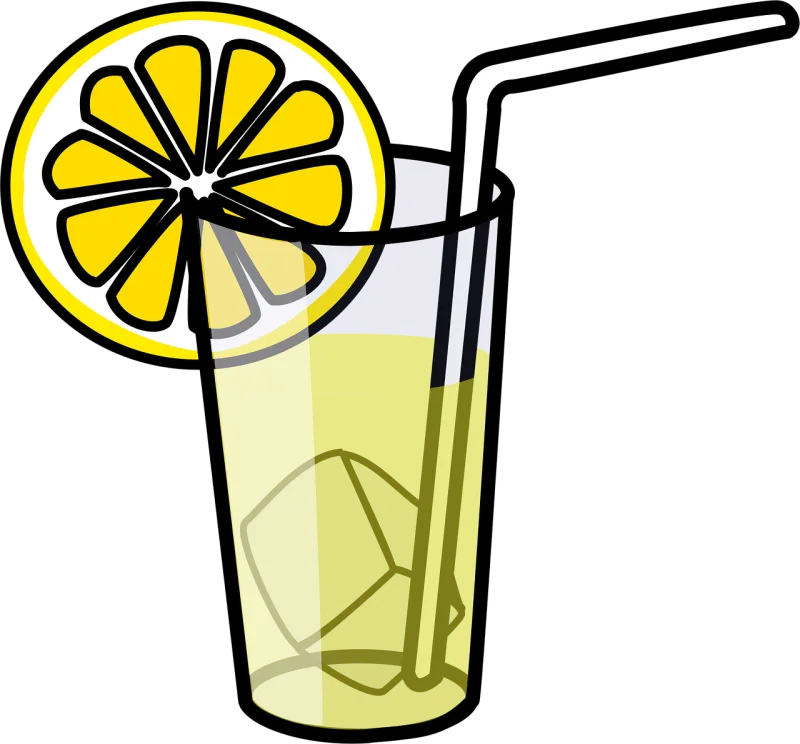 Juice Glass Lemonade Stickdatei – Kinder
