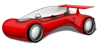 Car Race car Futuristic Stickdatei