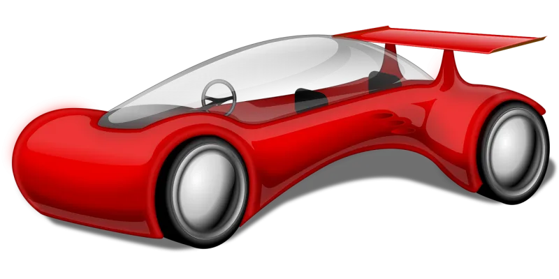 Car Race car Futuristic Stickdatei – Fahrzeuge