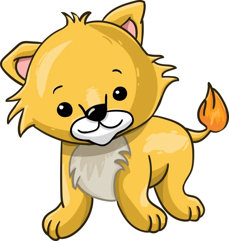 Leo Pet Lion cub Stickdatei – Tiere