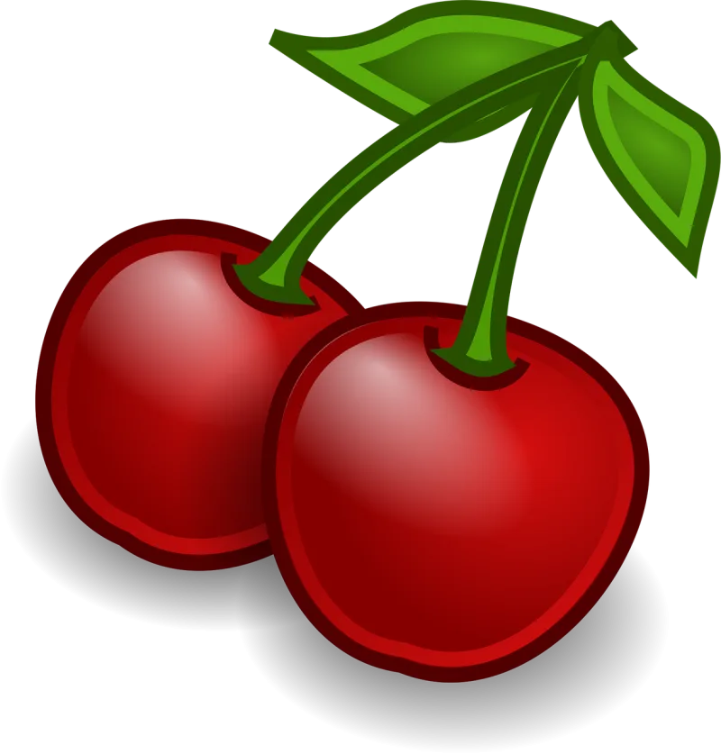 Cherries Fruit Food Stickdatei – Natur