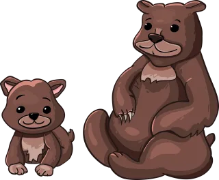 Bear Teddy bear Grizzly Stickdatei