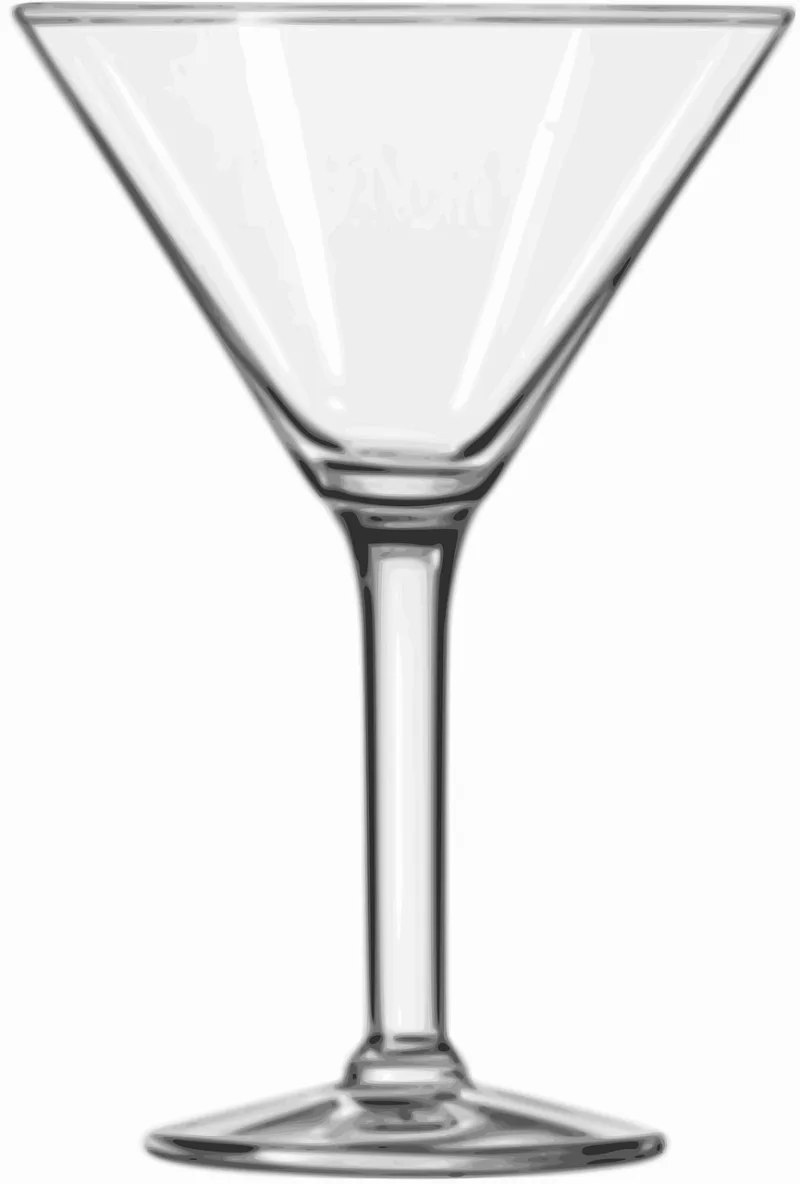 Glass Drinks Transparent Stickdatei – Essen & Trinken