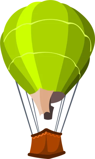 Hot-air balloon Flying Transportation Stickdatei