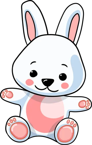 Rabbit Hare Bunny Stickdatei